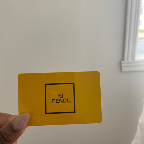 Canvas embroidered Fendi baguette bag - Picture 7 of 8